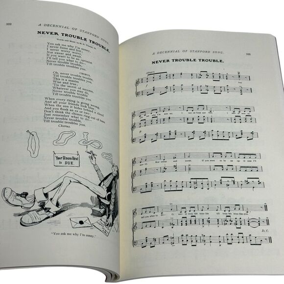 Vintage Songbook A Decennial of Stanford Song University Music Football Drinking - Picture 7 of 16